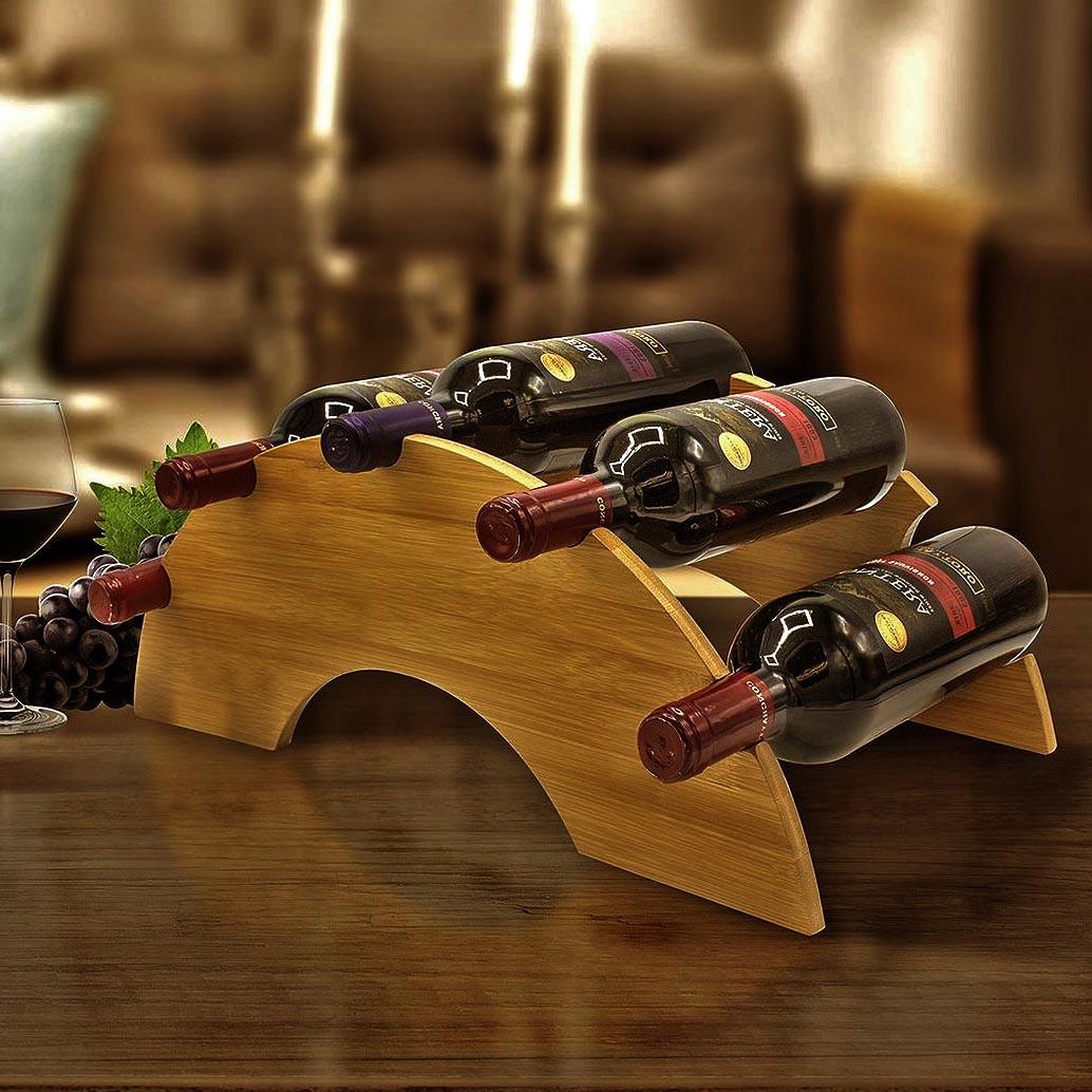 Полка для вина настольная Энсли 5 Сиена (Впс-500905)