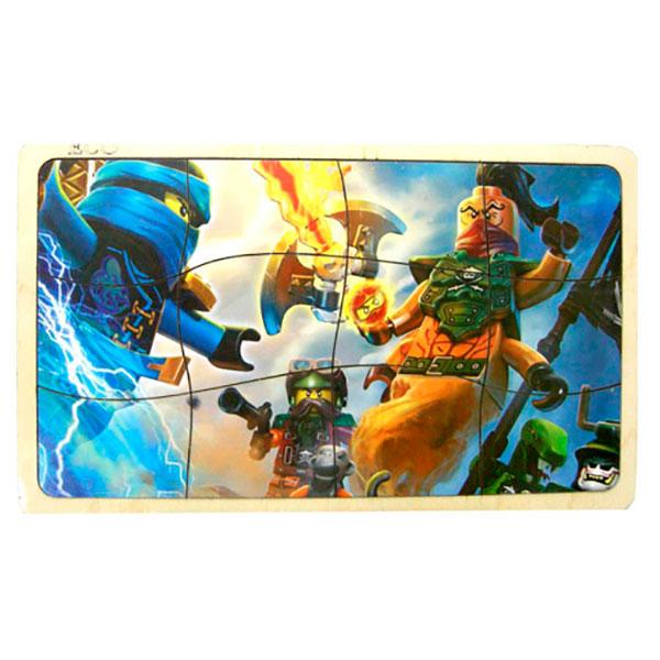 Пазл деревянный с подложкой: Ниндзя 2 (SP0327)