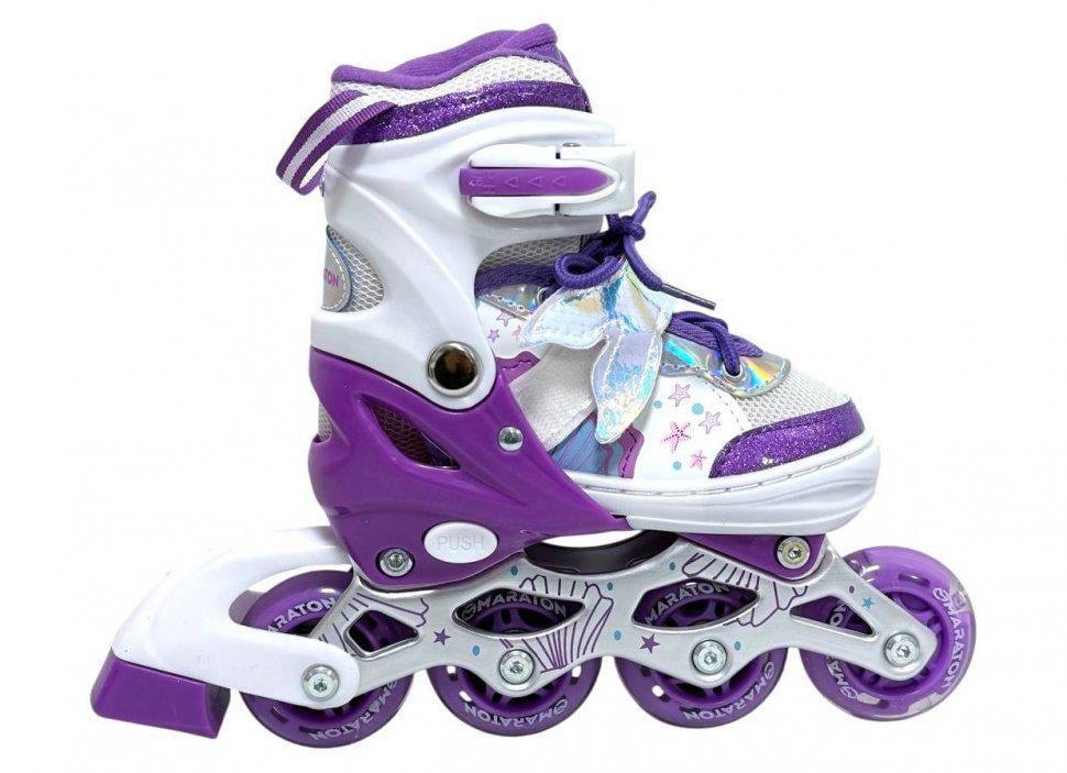 Ролики набір Maraton Greta S р. 30-33 Purple
