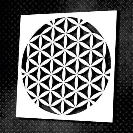 Трафарет многоразовый DFA Круглый узор 21 для штукатурки и краски (С00021)