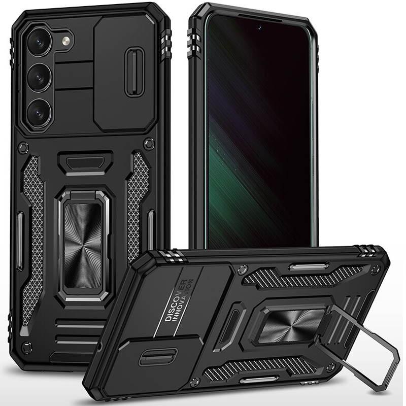 Противоударный чехол Camshield Army Ring для Samsung Galaxy S20 FE Black