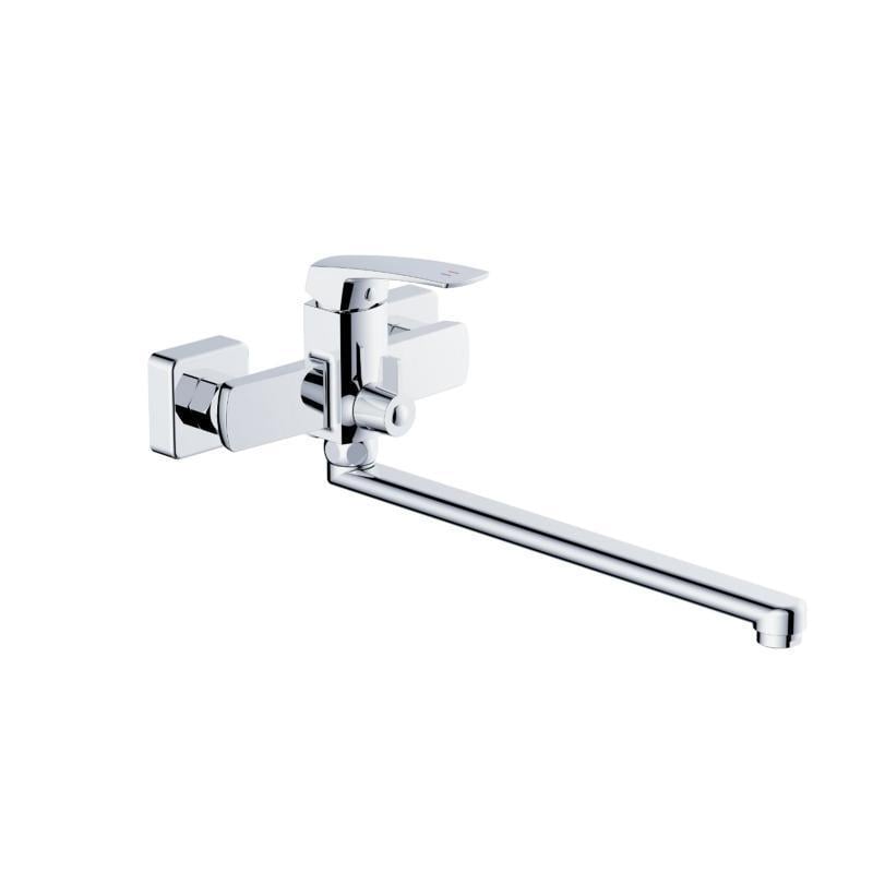 Смеситель для ванны Qtap Tern с длинным поворотным изливом Chrome (QTTER260CRM47587)