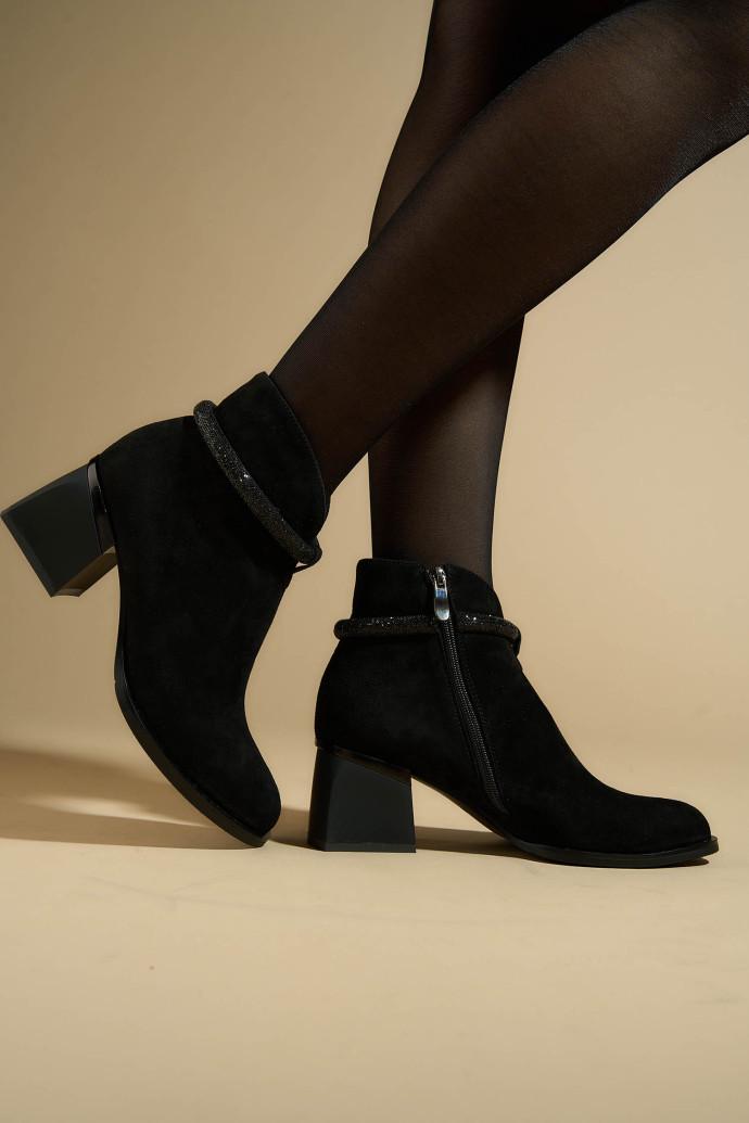 Ботильйони жіночі Fabio Monelli р. 38 Чорний (180892) - фото 5 Ботильйони жіночі Fabio Monelli р. 38 Чорний (180892) - фото 5