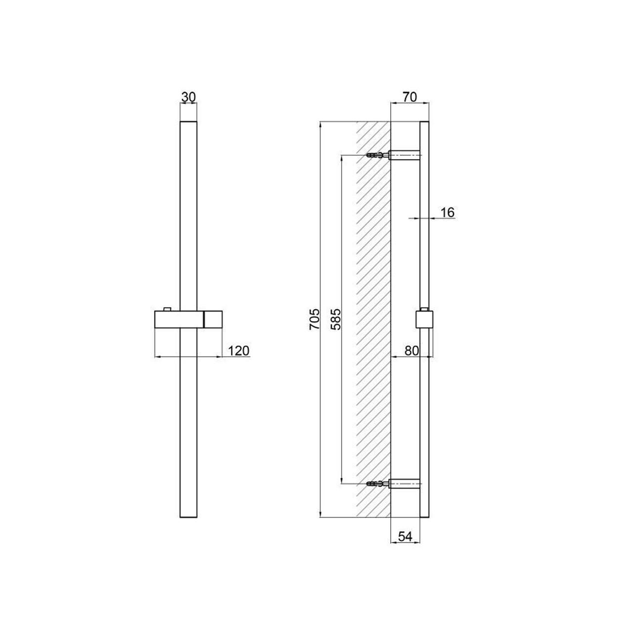 Душова стійка WAL NG-ST802 (2493752999) - фото 2