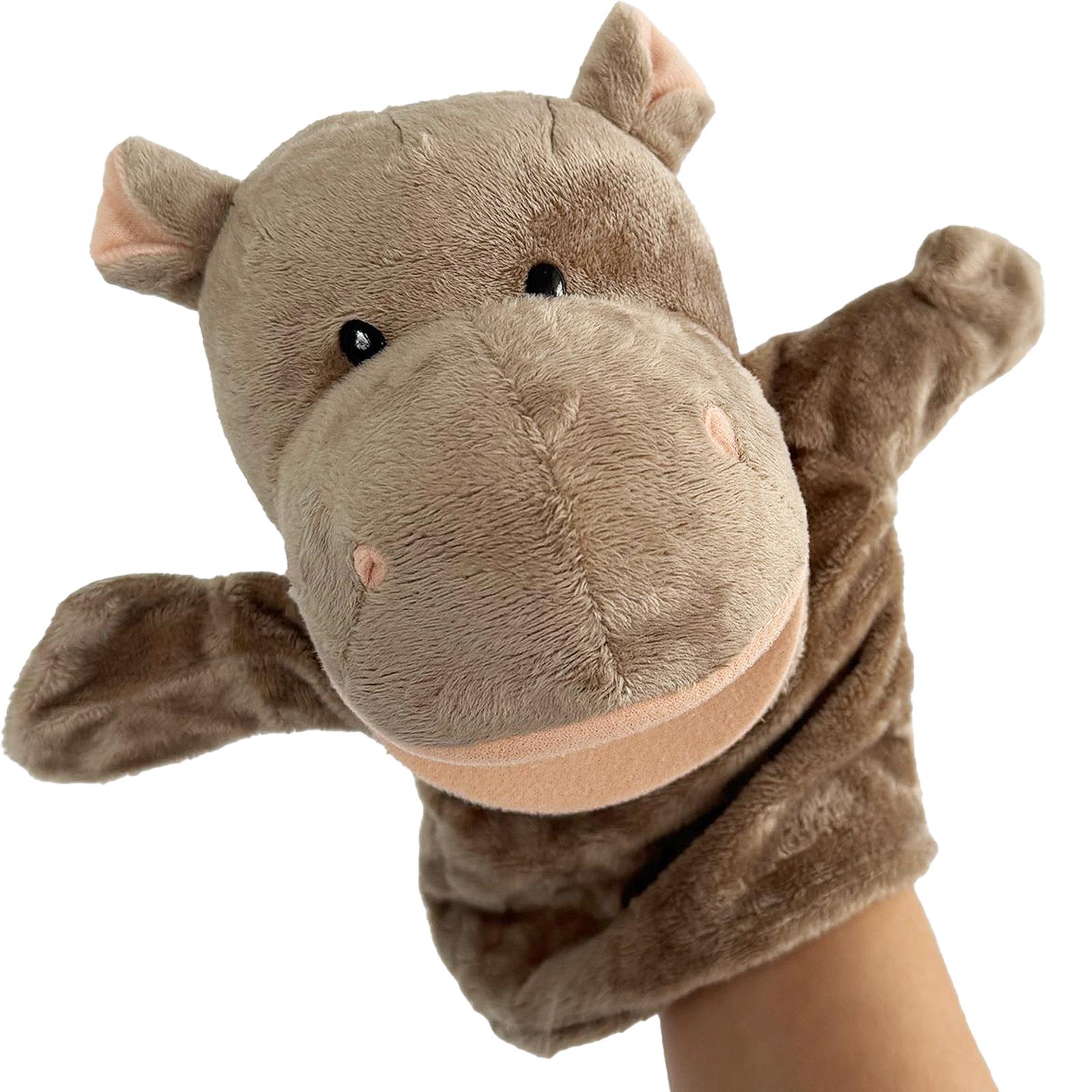 Игрушка на руку Бегемот для кукольного театра 25 см