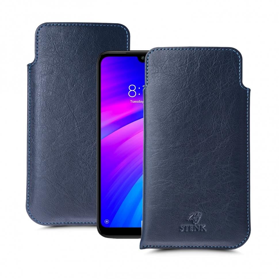 Футляр Stenk Elegance для Xiaomi Redmi 7 Синий (63016)