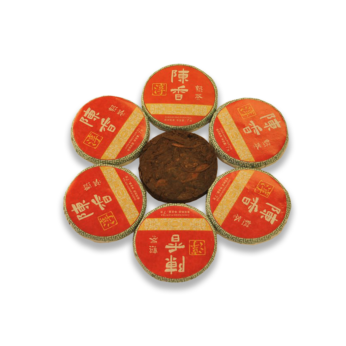 Китайский чай Шу Пуэр Чэньсян 7 г - фото 3