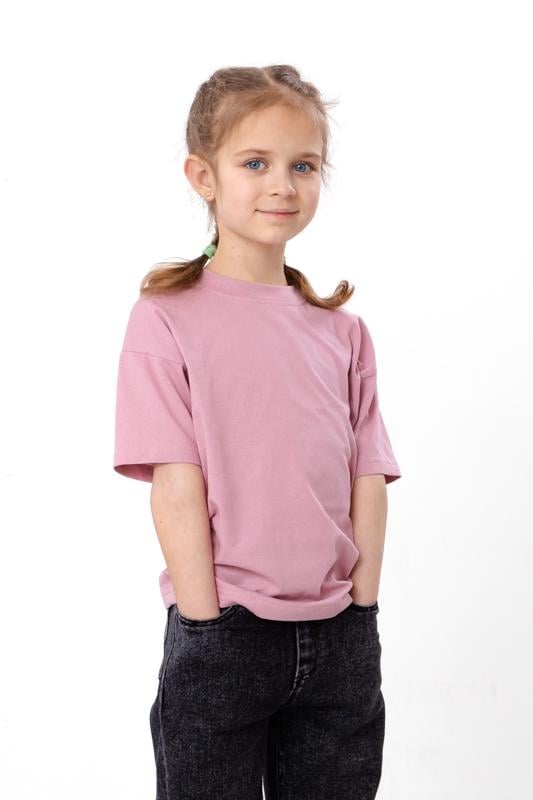 Футболка дитяча унісекс Носи своє вільного крою 146 см Пудровий (6414-001-3)