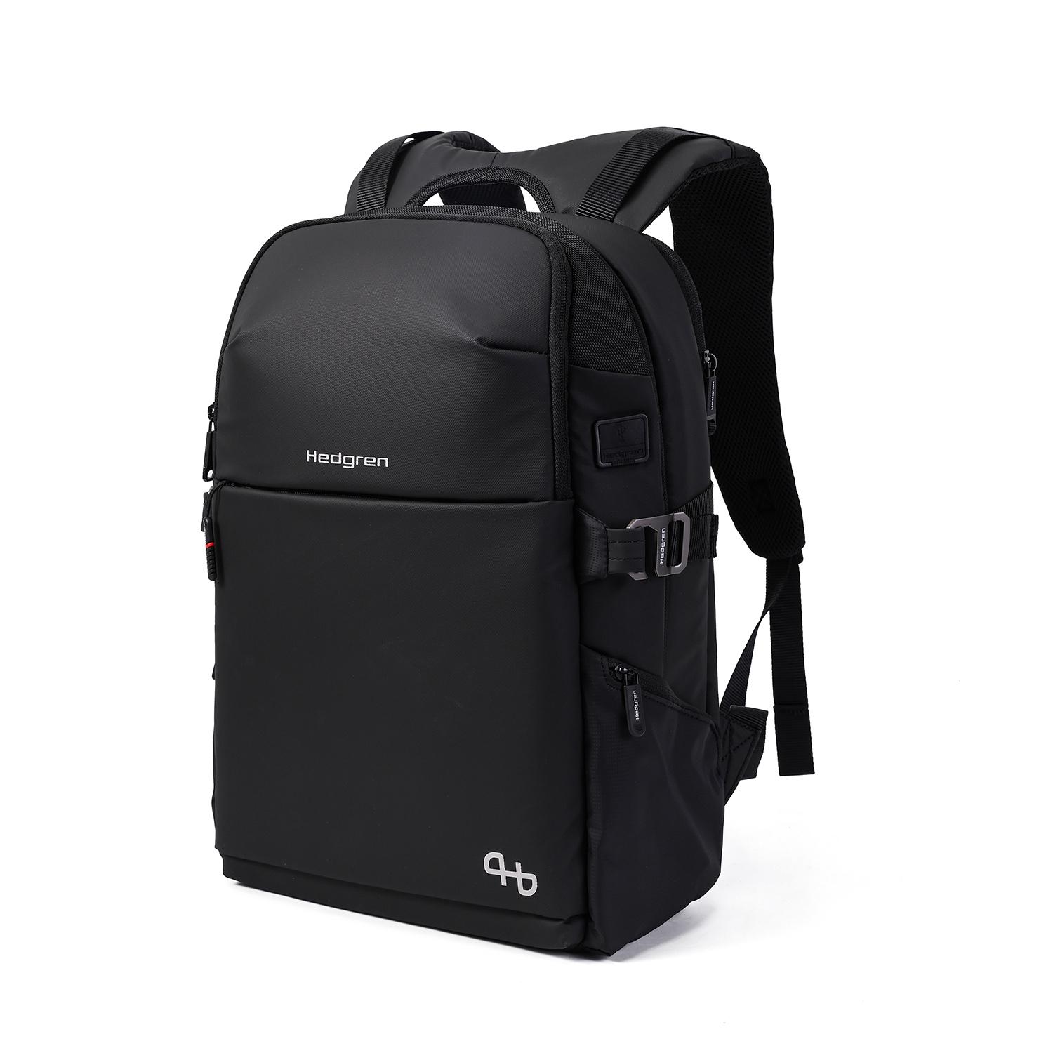 Рюкзак Hedgren Commute ECO HCOM05/003 з дощовиком 43х18х31 см PC 15,6" Чорний (31841877)