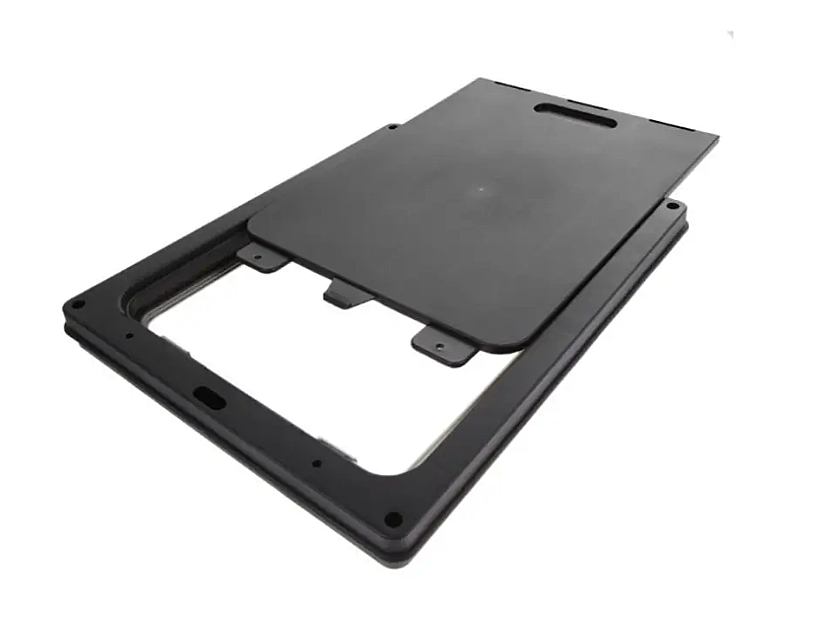 Дверцы для собак с рамкой 43x35,5x4 см Черный (2701764852)