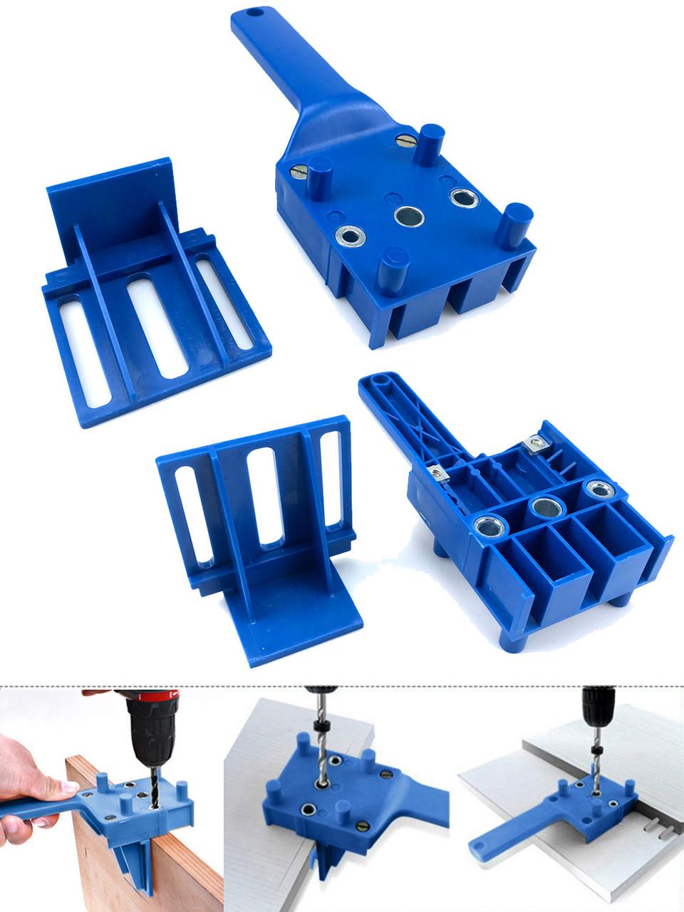 Столярний шаблон для шкантів 6/8/10 мм Blue (137853) - фото 6 Столярний шаблон для шкантів 6/8/10 мм Blue (137853) - фото 6