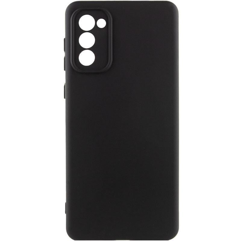 Противоударный чехол Silicone Cover Lakshmi Full Camera (AAA) для Samsung Galaxy S20 FE Черный / Black