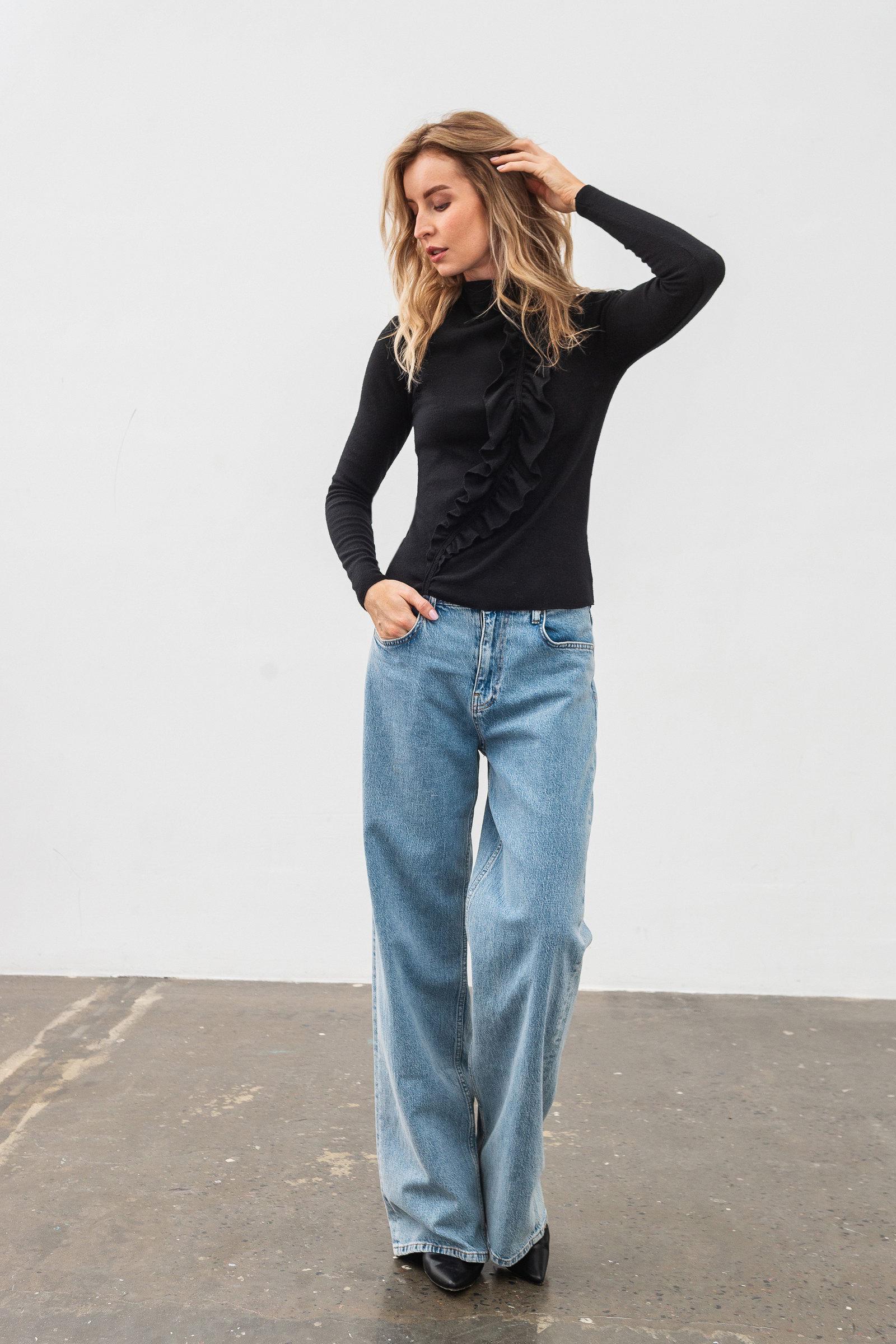 Джемпер Lesia Лістея 01 р. 42 Чорний (149370000) - фото 6