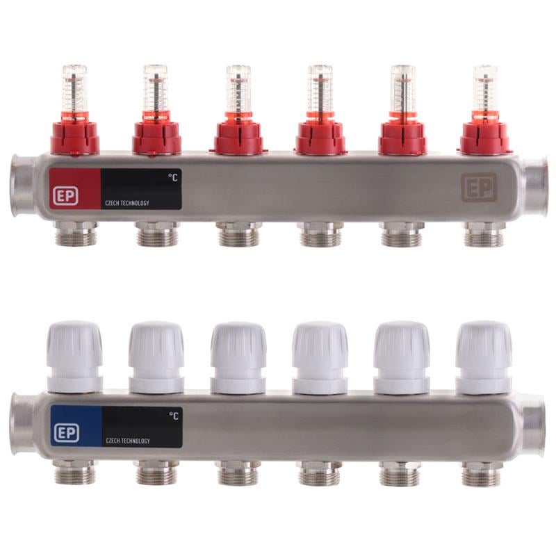 Колектор для системи опалення Europroduct 1"/3/4" (77795) - фото 1