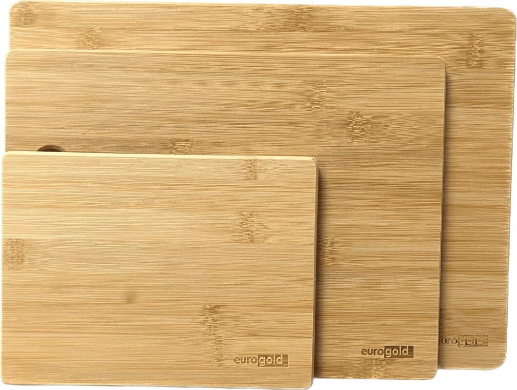 Набор бамбуковых кухонных досок Eurogold 20 см/28 см/33 см 3 шт. (2502350520) - фото 2 Набор бамбуковых кухонных досок Eurogold 20 см/28 см/33 см 3 шт. (2502350520) - фото 2