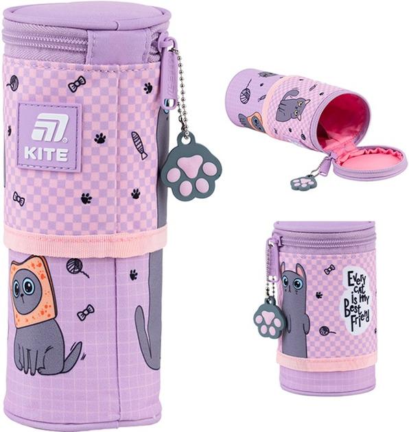 Пенал KITE Lazy Cats K25-684-3 - фото 3