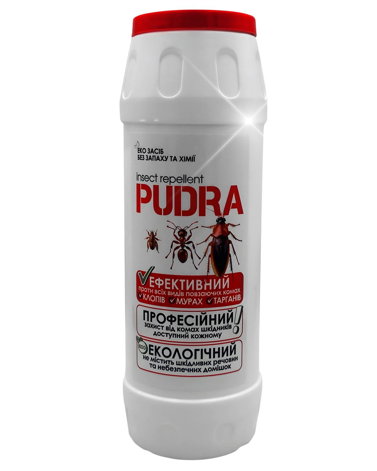 Порошок для борьбы от тараканов и насекомых Pudra эко без запаха 500 мл (442964417) Порошок для борьбы от тараканов и насекомых Pudra эко без запаха 500 мл (442964417)