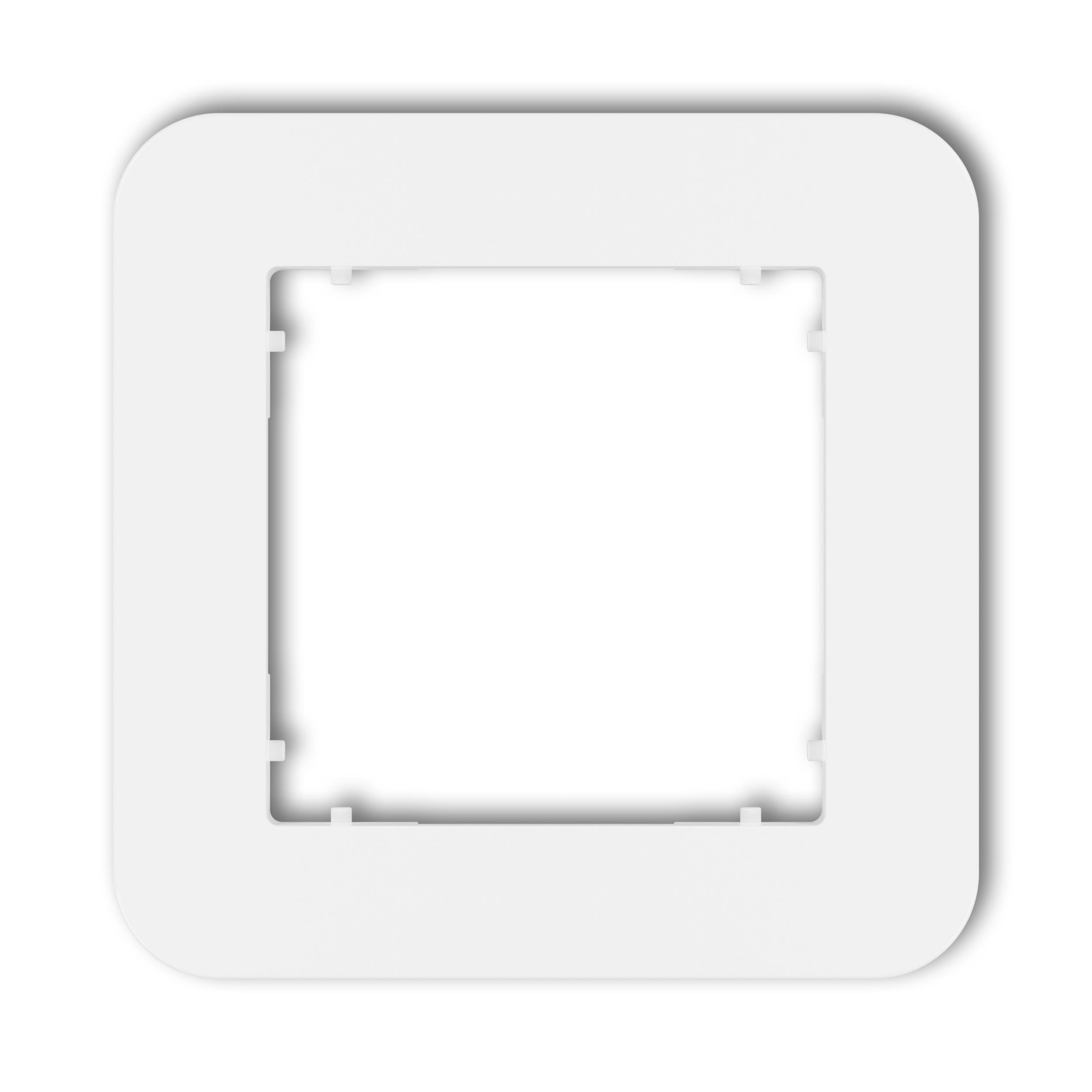 Рамка одинарная универсальная закругленная Karlik Mini Белый матовый (12MRTZ-1) Рамка одинарная универсальная закругленная Karlik Mini Белый матовый (12MRTZ-1)