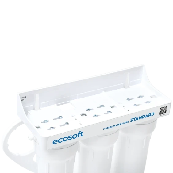 Фільтр для питної води потрійний Ecosoft Standard з краном Крапля (FMV3ECOSTD) - фото 2 Фільтр для питної води потрійний Ecosoft Standard з краном Крапля (FMV3ECOSTD) - фото 2