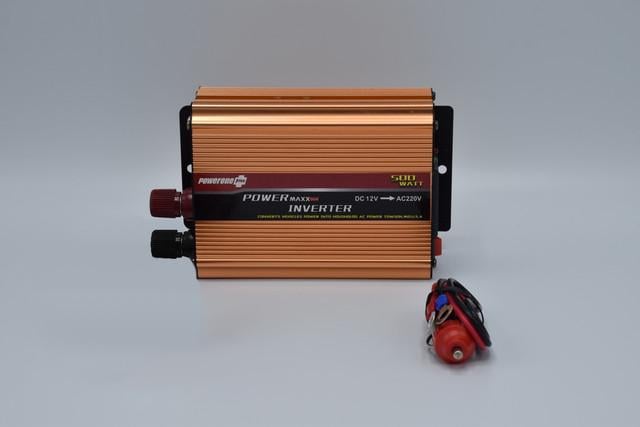 Преобразователь автоинвертор PowerOne+ 12 V 220 V 500W (SST-500A)