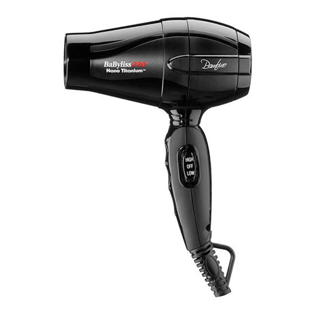 Фен для волос дорожный BaByliss PRO Bambino BAB5510E 1200 Вт с насадками и двумя режимами (32880)