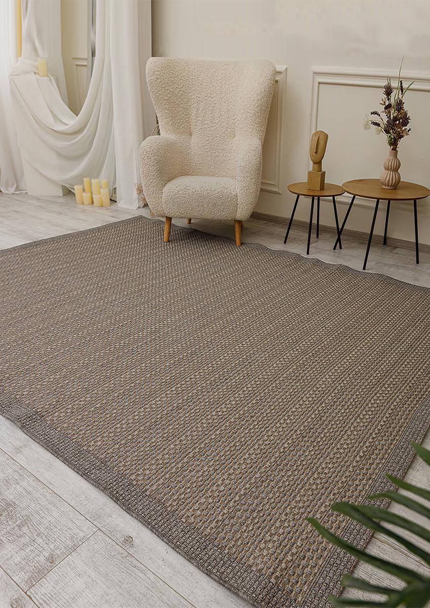 Ковер безворсовый Natura b3679a 160x230 см Grey (101481623)