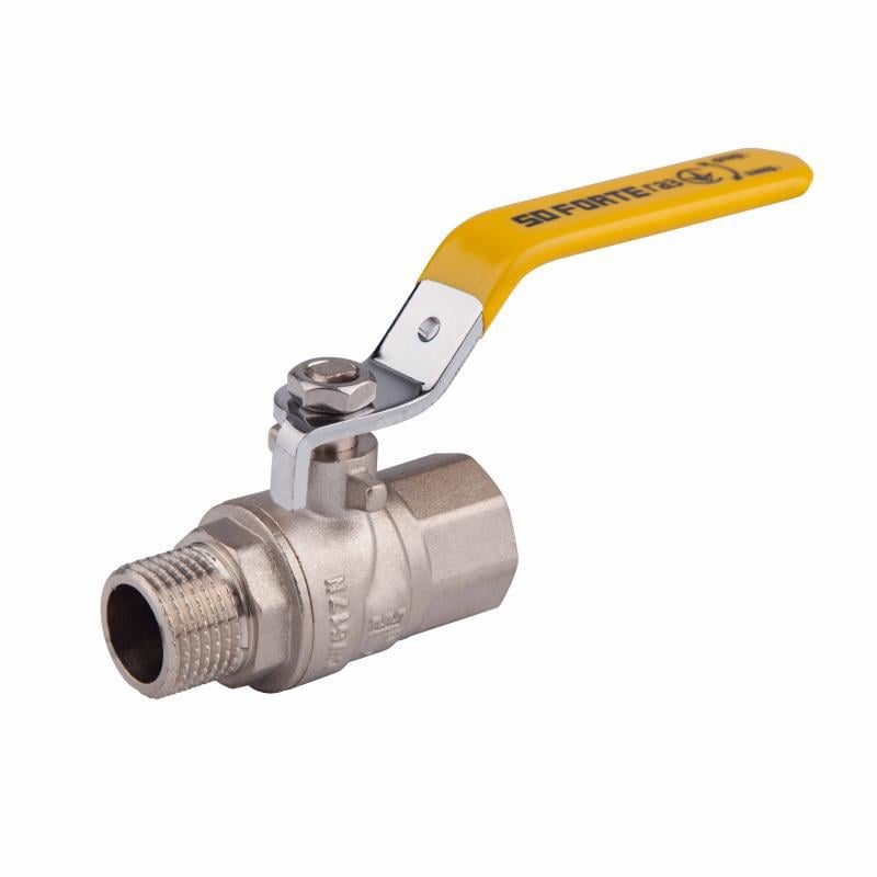 Кран кульовий SD Forte SF605G40 ВН із ручкою для газу 1 1/2" (SD00010554)