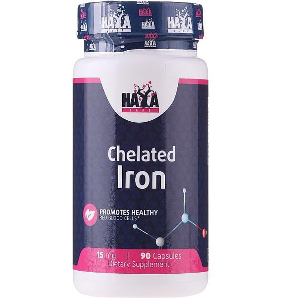 Микроэлемент Железо Prozis Haya Labs Chelated Iron 15 мг 90 капс. (000020321)