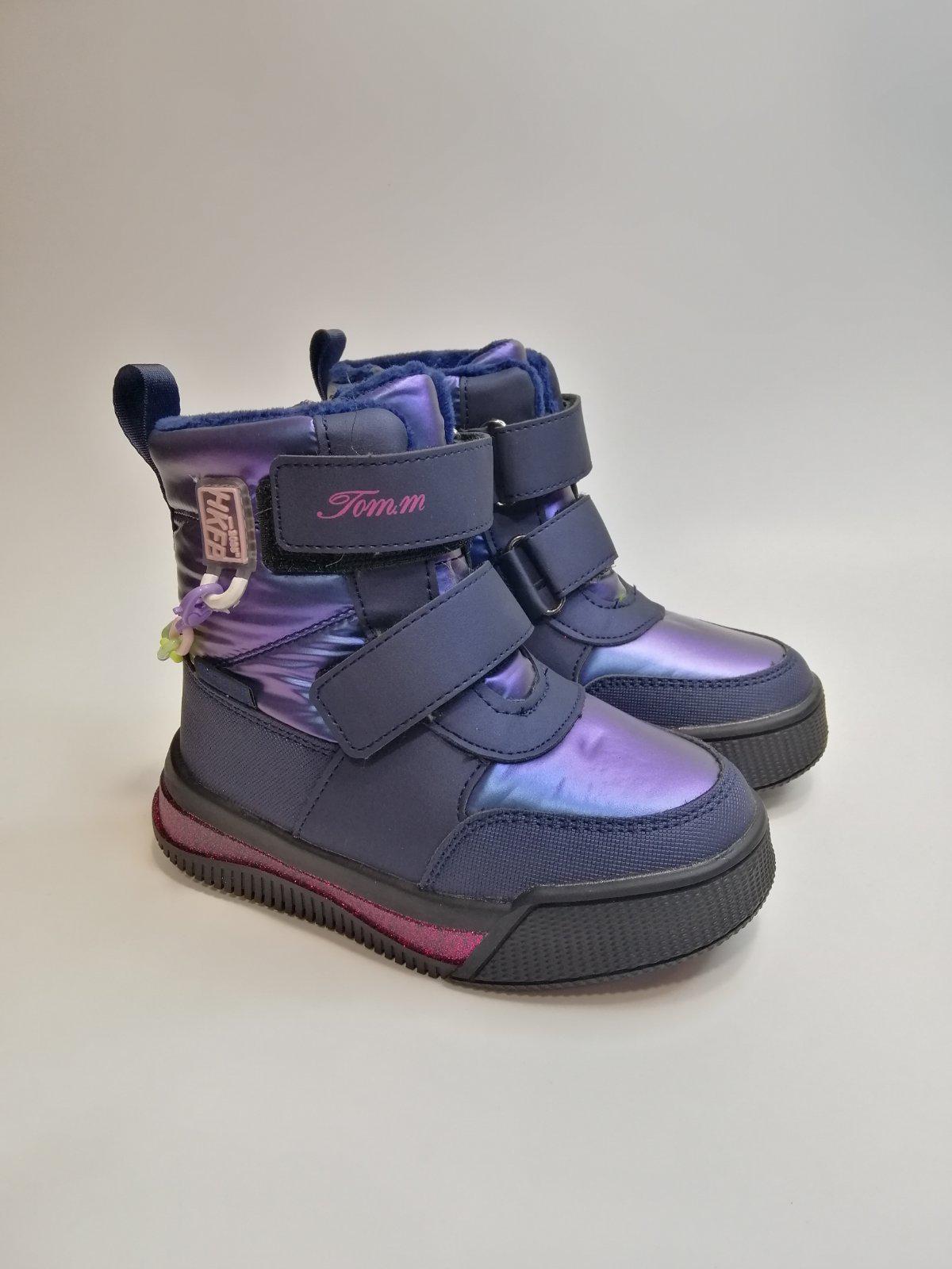 Ботинки зимние для девочки TOM.M р. 29 18,8 см Синий (10318 Н)