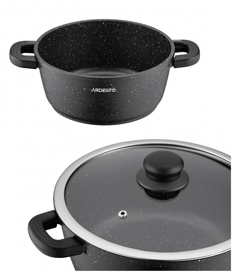 Каструля Ardesto AR2420GE Gemini Anzio алюмінієва 2,5 л 20 см (2206325493) - фото 3
