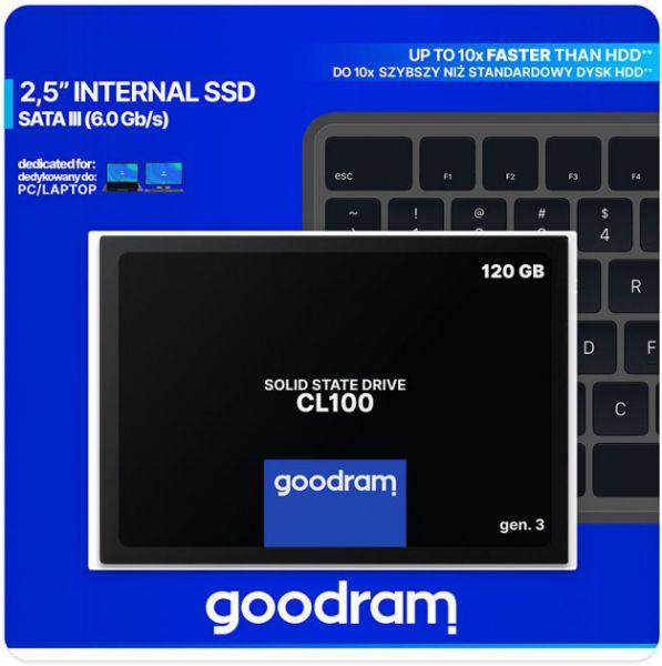 SSD-накопичувач Goodram CL100 120GB 2,5" (SSDPR-CL100-120-G3) - фото 5 SSD-накопичувач Goodram CL100 120GB 2,5" (SSDPR-CL100-120-G3) - фото 5