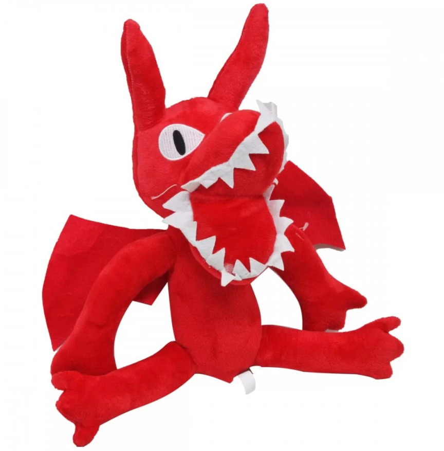 Мягкая игрушка для детей Rainbow Friend Зубастый 30 см Красный (2419446523)