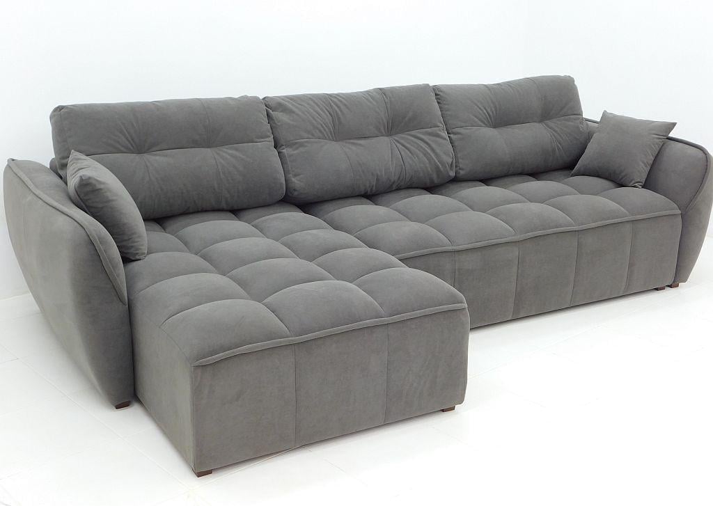 Диван розкладний у вітальню/спальню кутовий Вуді Конті з короткою боковиною дерево/ламінована ДСП/тканина Сірий - фото 2 Диван розкладний у вітальню/спальню кутовий Вуді Конті з короткою боковиною дерево/ламінована ДСП/тканина Сірий - фото 2