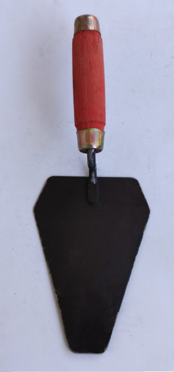 Кельма металлическая трапецевидная 180 мм с деревянной ручкой (55849) - фото 3