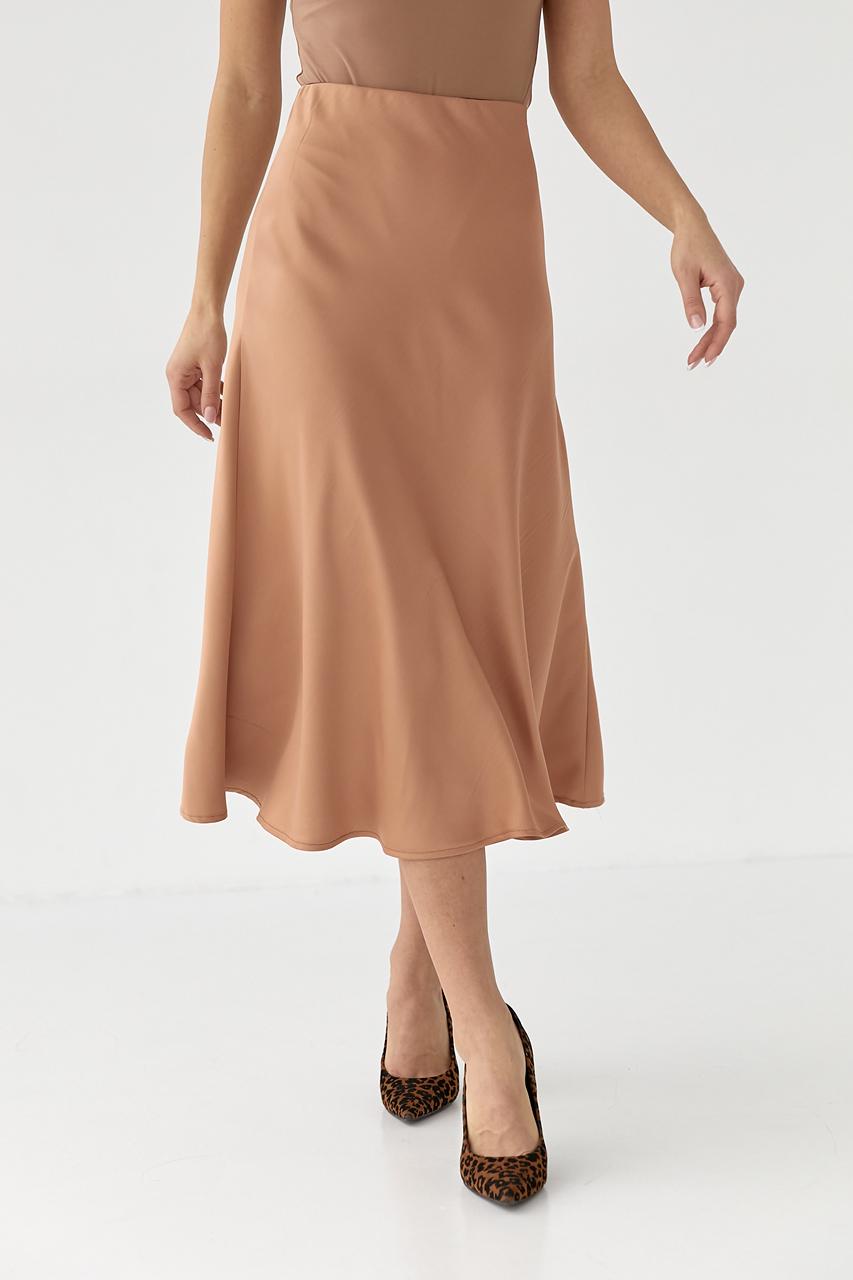 Юбка миди L Светло-кориченвый (9506006)