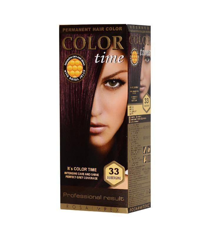 Краска для волос Color Time 33 Баклажан