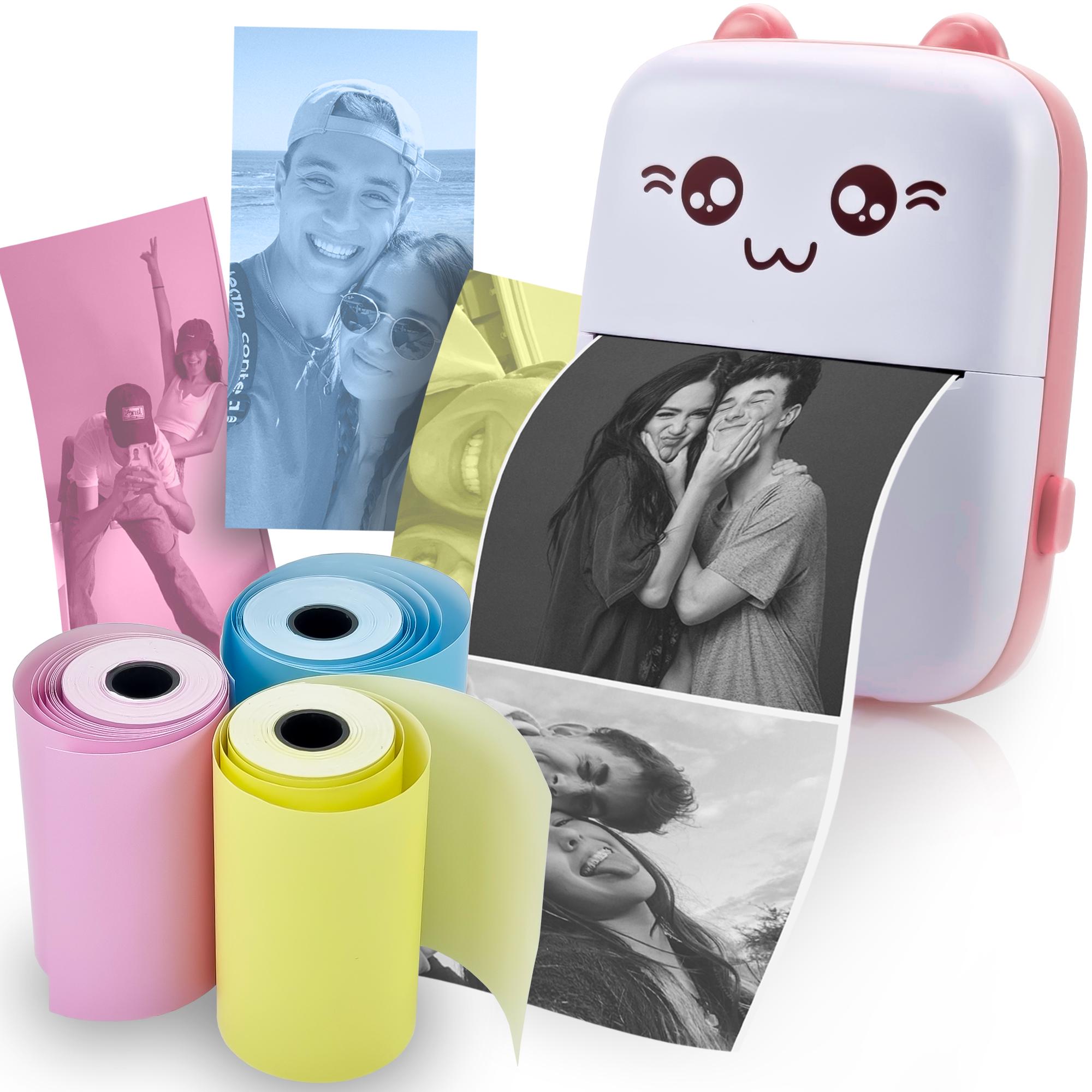 Принтер дитячий портативний Jetix Mini з термодруком Pink (JMP-1) - фото 4