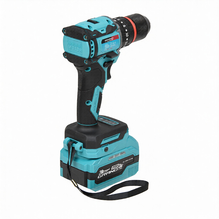 Шуруповерт аккумуляторный ударный Grand ДА-20/50 UBL 20 В 50 Нм бесщеточный патрон 13 мм в кейсе