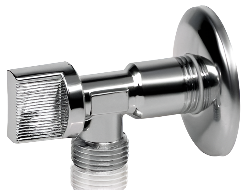 Кран вентильний Herz для сантехнічних приладів 1/2"x1/2" (TK-1255101)