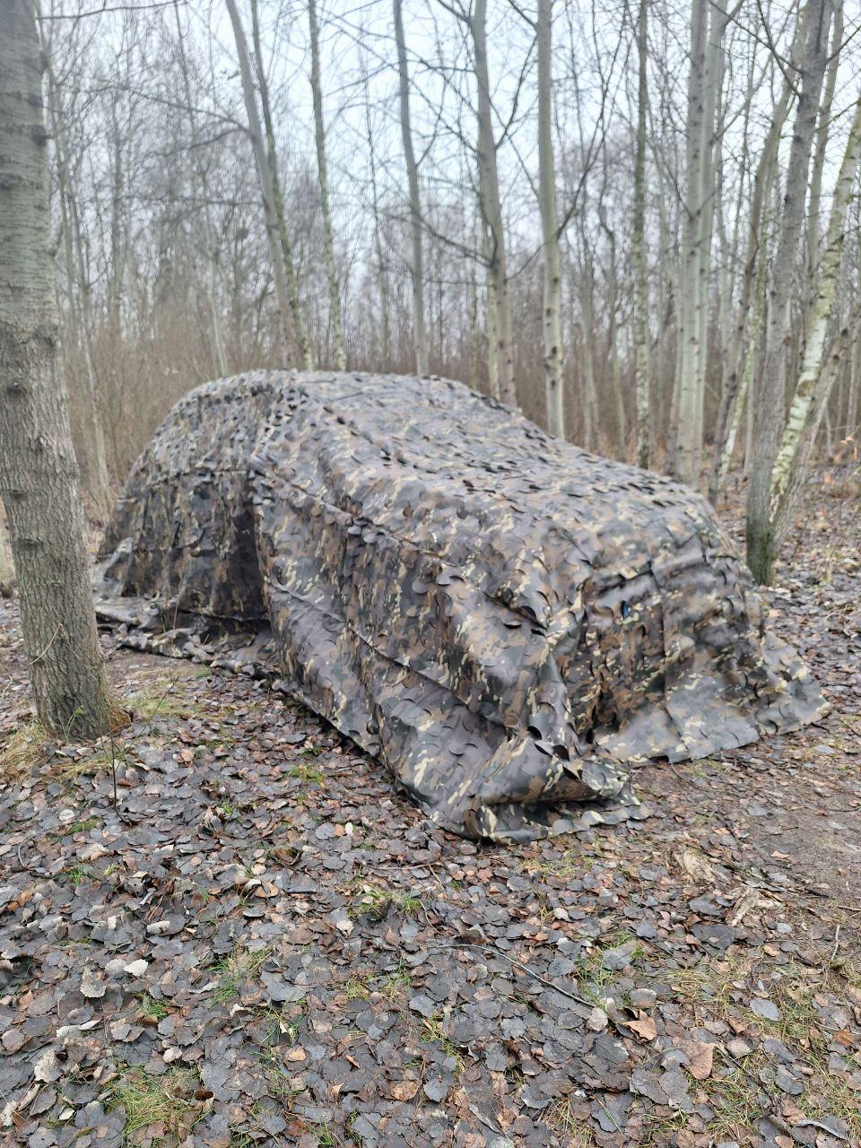 Маскировочная сетка 6х5 м 30 кв. м Темно-серая грязь (20869957) - фото 3 Маскировочная сетка 6х5 м 30 кв. м Темно-серая грязь (20869957) - фото 3