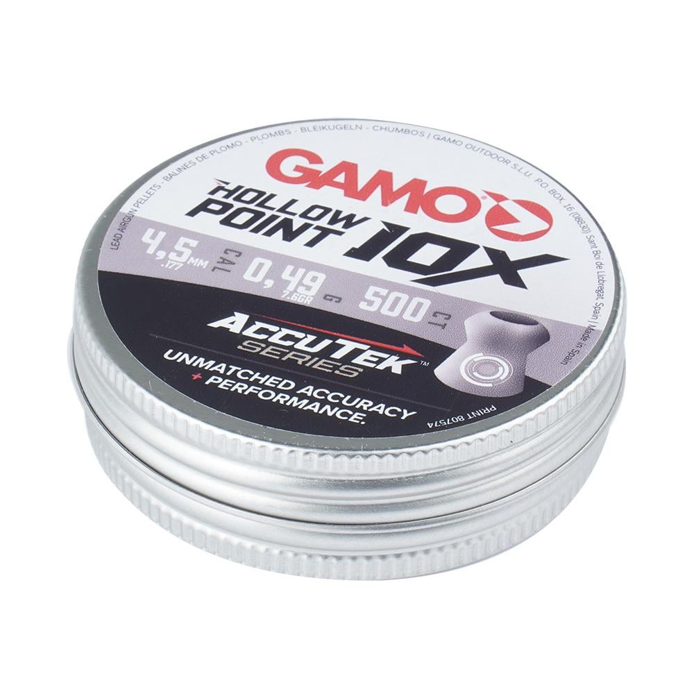 Кульки для пневматичної зброї Gamo HollowPoint AccuTek 0,49 г калібр 4,5 мм 500 шт. (27616822) - фото 2 Кульки для пневматичної зброї Gamo HollowPoint AccuTek 0,49 г калібр 4,5 мм 500 шт. (27616822) - фото 2