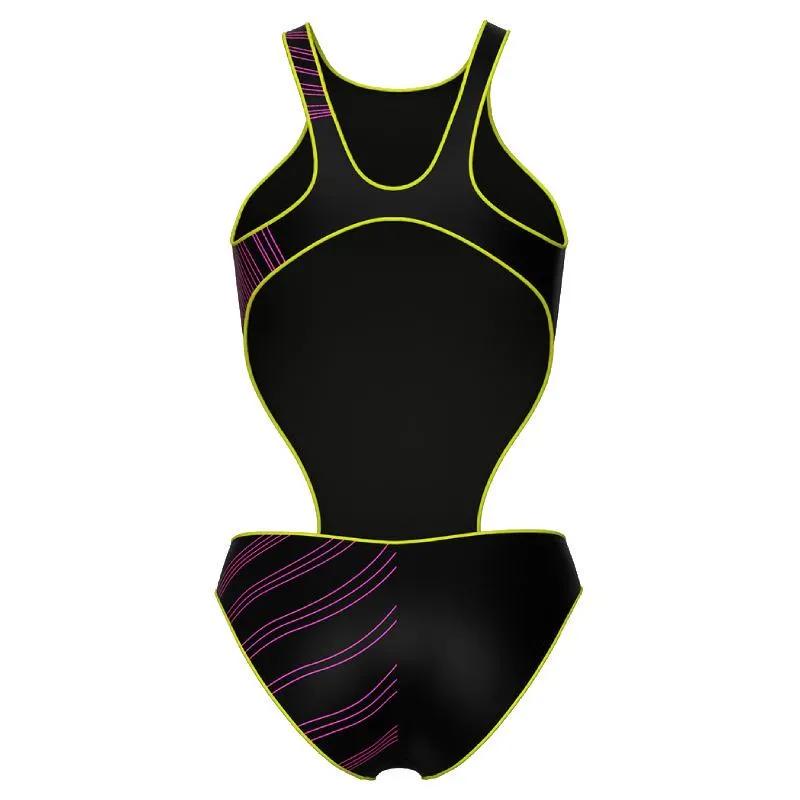 Купальник закрытый для женщин Arena ONE STREAM SWIMSUIT Жен р. 34 Черный/Розовый (008953-560 34) - фото 4 Купальник закрытый для женщин Arena ONE STREAM SWIMSUIT Жен р. 34 Черный/Розовый (008953-560 34) - фото 4