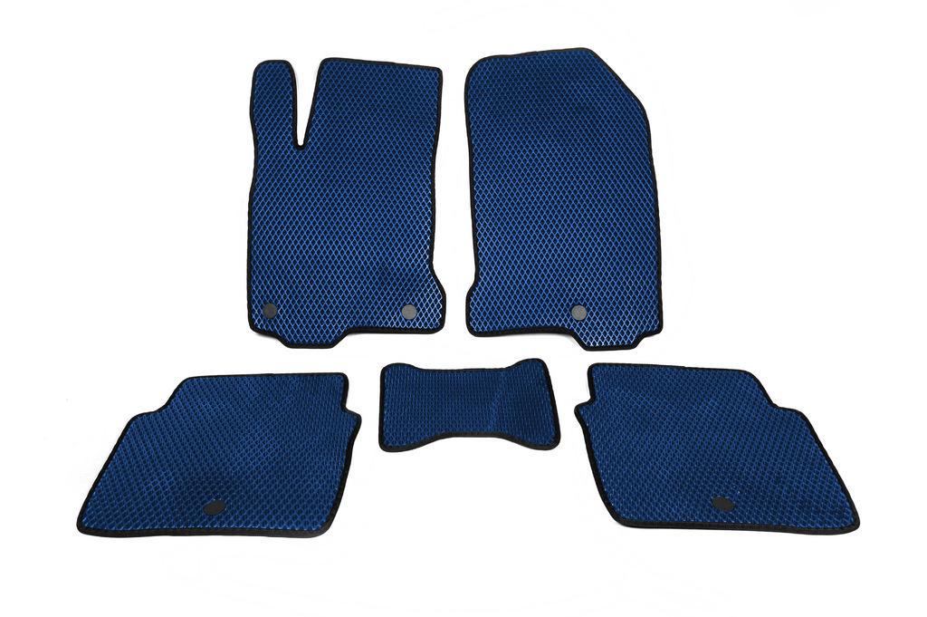 Коврики EVA Digital Designs для Renault Latitude 2010-2015 гг. этилвинилацетат Синий