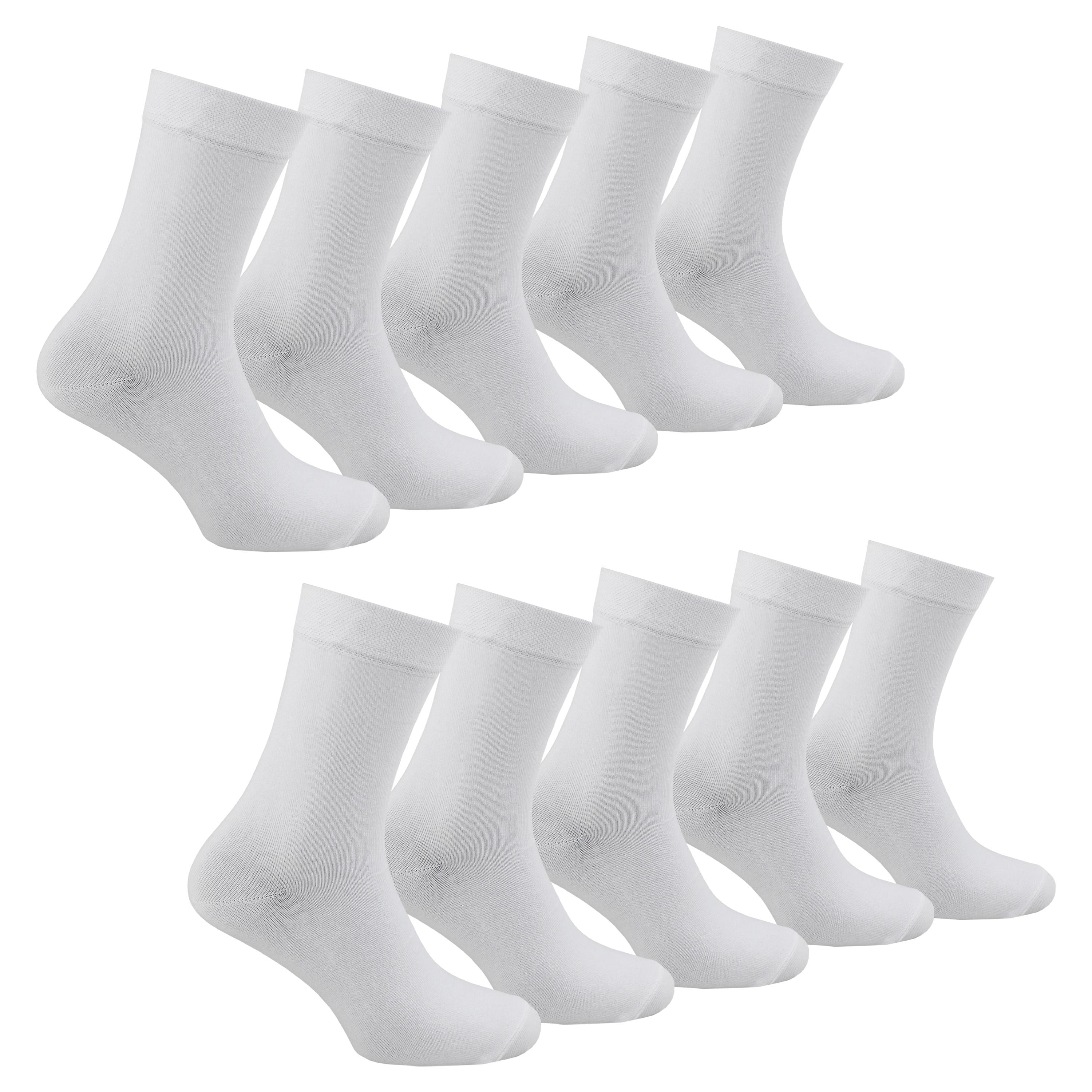 Набор носков Premier Socks унисекс Белая классика 10 пар р. 40-42 Белый