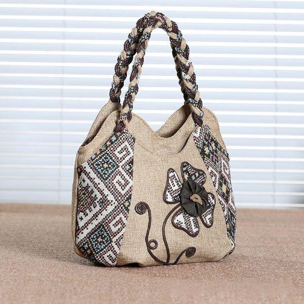 Женская сумка из экологически чистого материала 25х18х10 см (J00047) (J00047) - фото 3