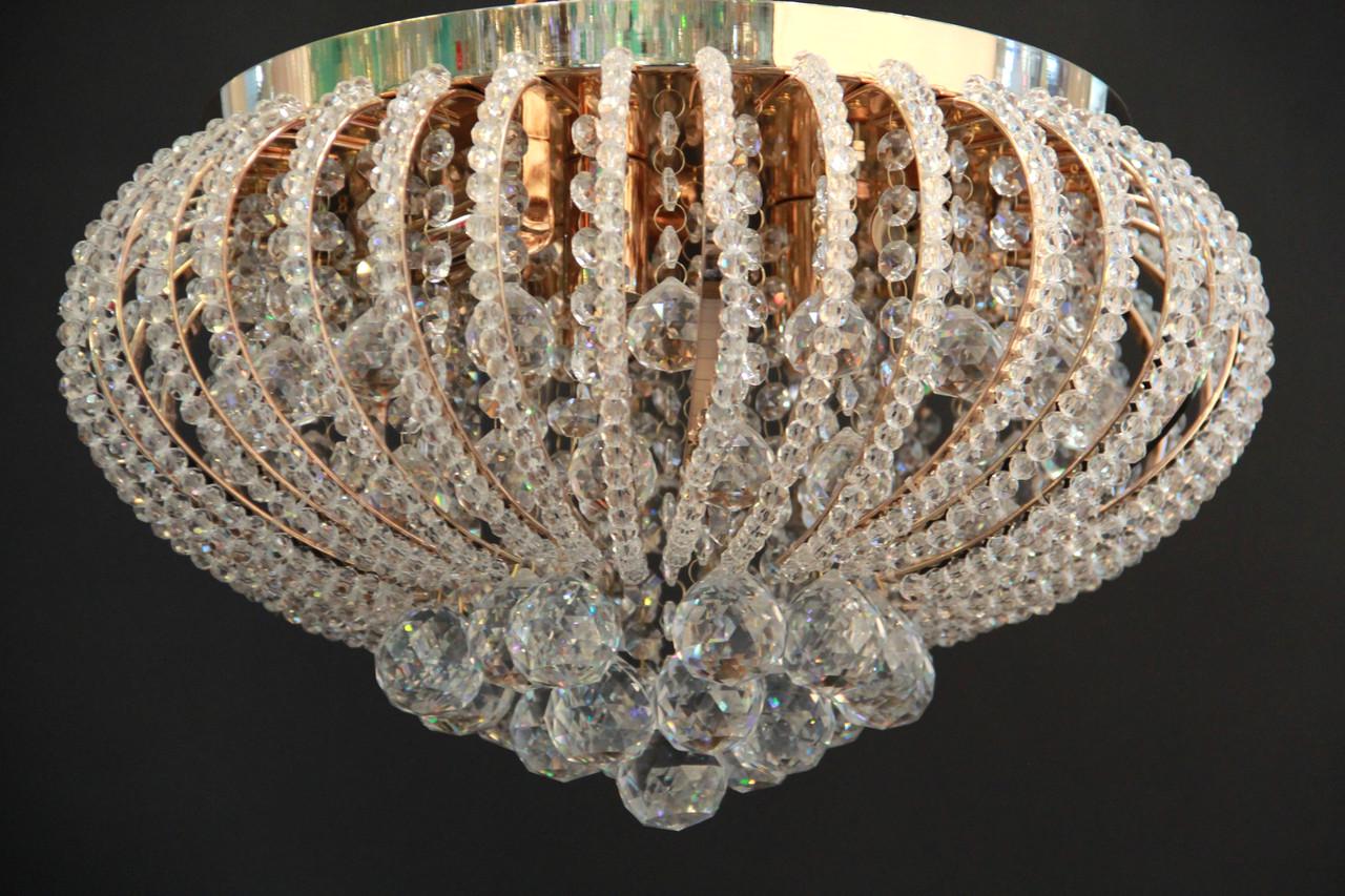 Люстра SVLIGHT 91B00/6 хрустальная шестиламповая Золотой