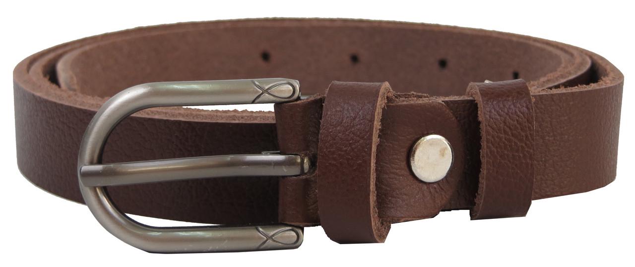 Пояс женский кожаный Skipper Коричневый