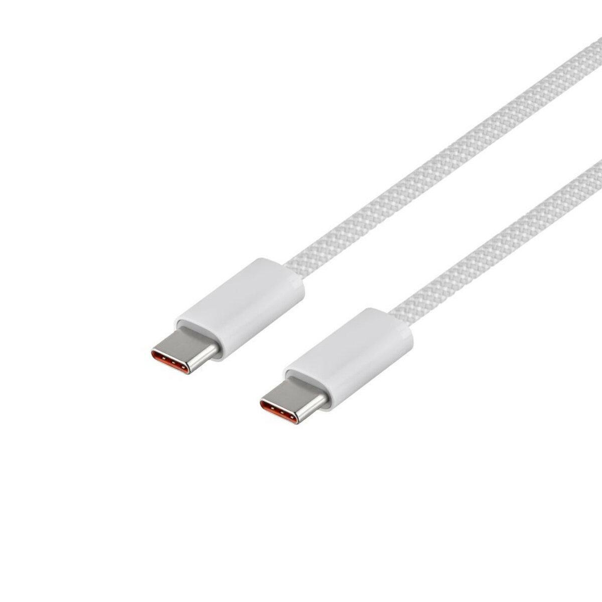 Кабель Baseus Dynamic Series Fast Charging Type-C to Type-C 100W 1 м White (CALD000202) - фото 3
