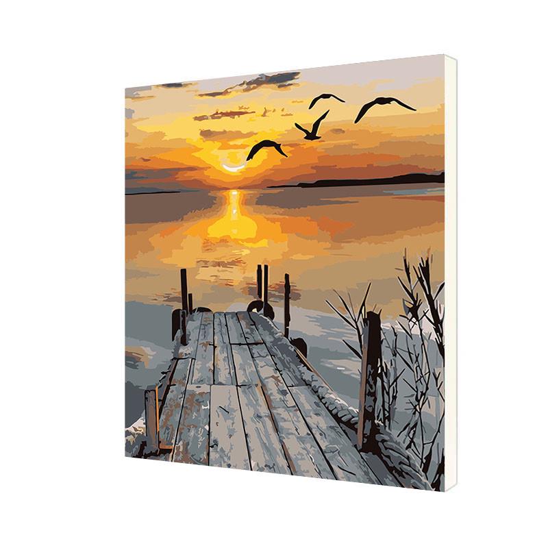 Картина по номерам Lesko DIY VM92708 "Восход" Картина по номерам Lesko DIY VM92708 "Восход"