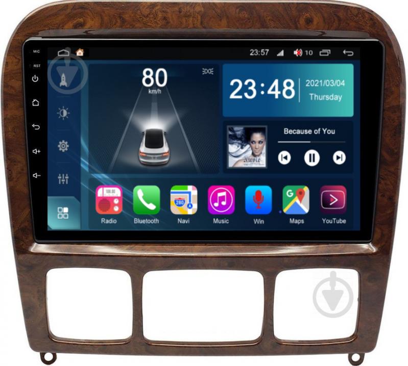 Штатная магнитола Torssen Mercedes W220 02-05 F9332 4G Carplay